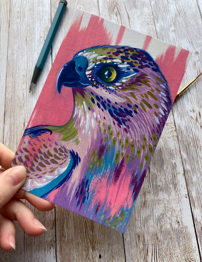 Pink Hawk Art Print