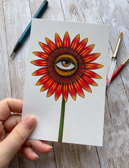 Flower Eye Art Print