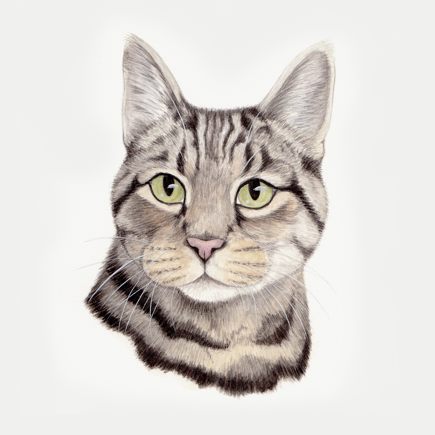 Custom Pet Portrait - Hand Painted Watercolor Commission