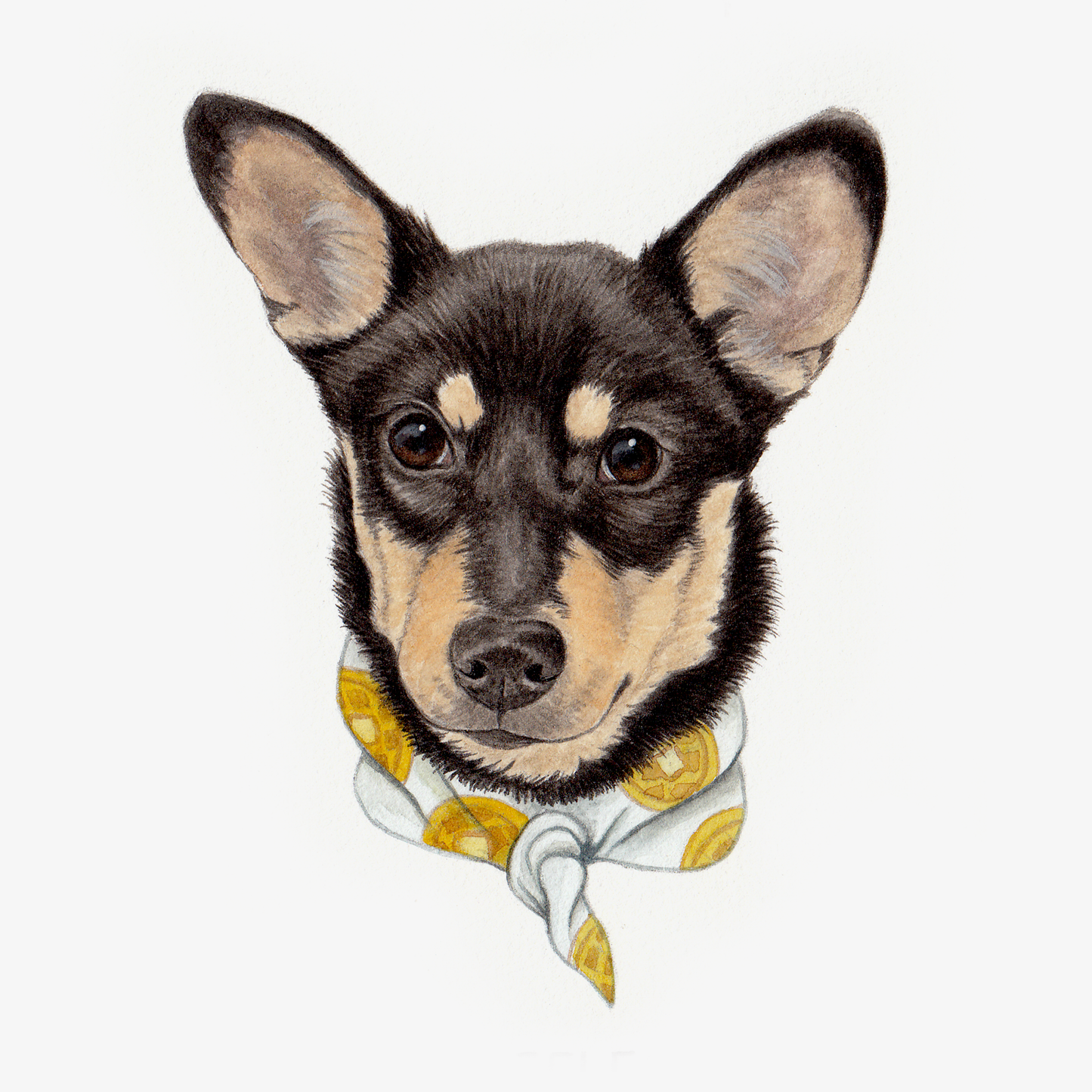 Custom Pet Portrait - Hand Painted Watercolor Commission